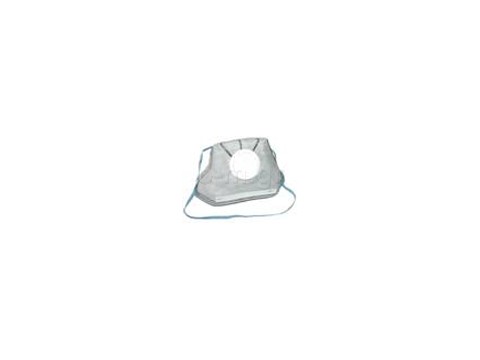 Activated carbon disposable mask FFP2 horizontal with valve, 1 pc