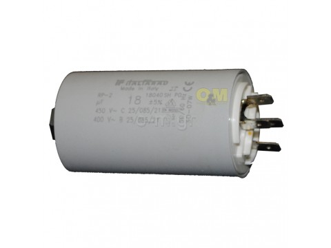 Capacitor 18,0 μF continuous operation