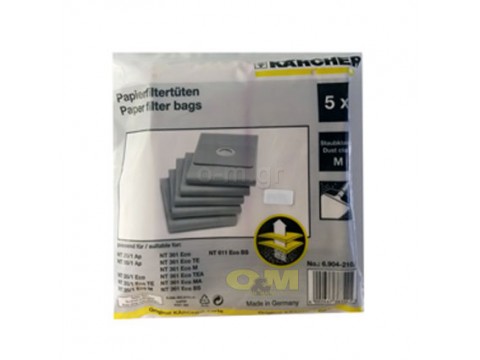 Paper filter bags Karcher (5 pcs) NT35/1 - NT36/1