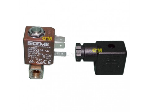 Oil solenoid valve Ceme 1/8'', NC, 230Vac