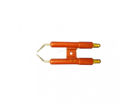 Double pole ignition electrode 37-65/6.35 for KITURAMI