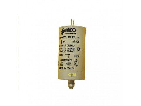 Capacitor, RIELLO, 4 μF, RG0.1, RG1, RG2, BS1, BS1/D, BS2, BS2/D