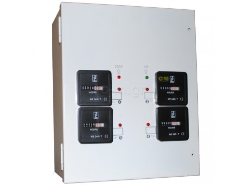 4 zone - 1-4 circulator pumps heating control panel
