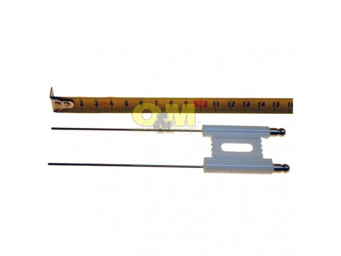 Double pole ignition electrode 36-45/6.35