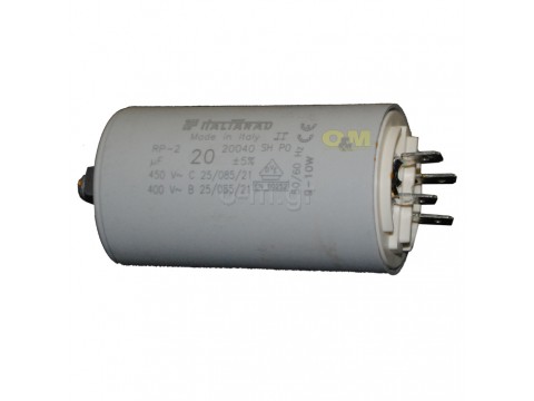Capacitor 20,0 μF continuous operation