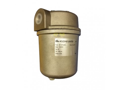 Oil filter Giuliani Anello 1/2'', aluminum bowl 1lt