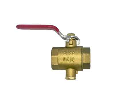 Ball valve With Socket For Sensor Μ10x1 DN32