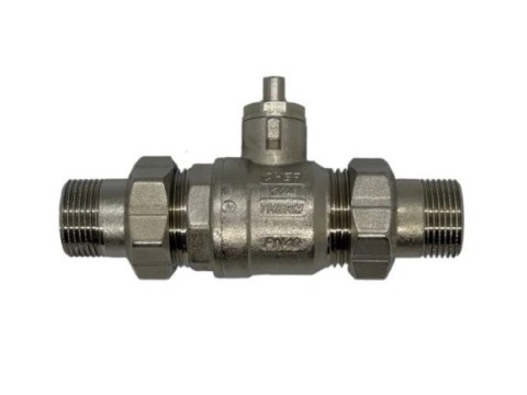2-Way Valve Body, CHERBROS, 1 1/4" with double Union