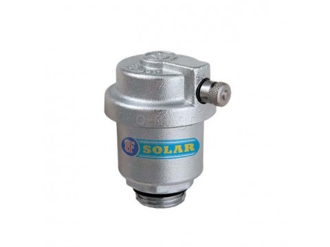 Automatic air vent solar 1/2'', heavy type 180 °C