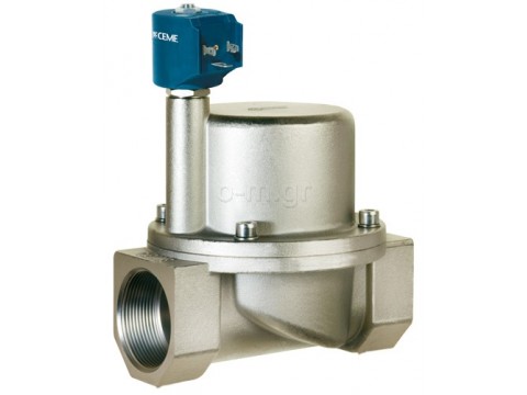 Steam solenoid valve Ceme 1 1/4", NC, 230Vac