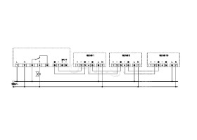 Gas control unit, 10 inputs, 1 output, DIN mounting
