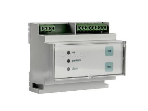 Gas control unit, 10 inputs, 1 output, DIN mounting