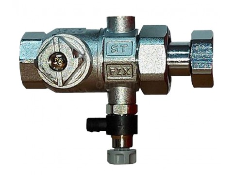 Ball valve with relief valve, 3/4'' x 3/4'', female