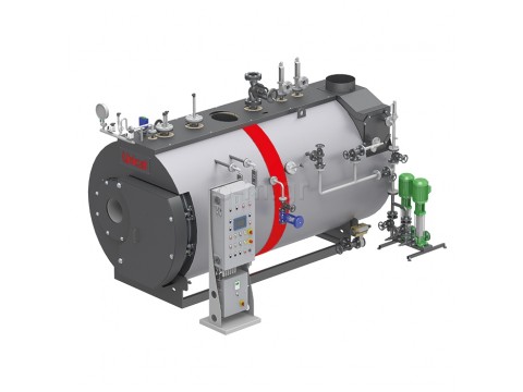 High pressure packaged steam boiler BAHR'3G