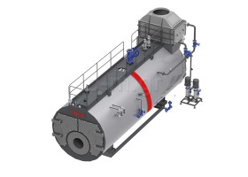 High pressure packaged steam boiler TRYPASS’