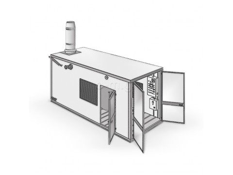 Containerized boiler room CT EXT