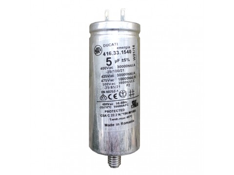 Burner capacitor 5μF RIELLO 40G series, RDB 3.2 BF