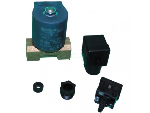 Oil solenoid valve, CEME, 1/2", NC, 12V DC