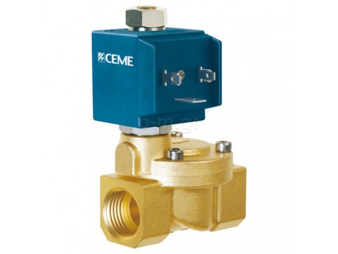 Water solenoid valve, CEME, 1/2", NO, 230Vac