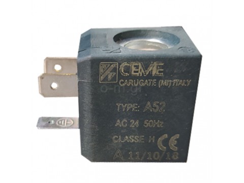 Coil for water solenoid valve, CEME, 1/2", 24V AC