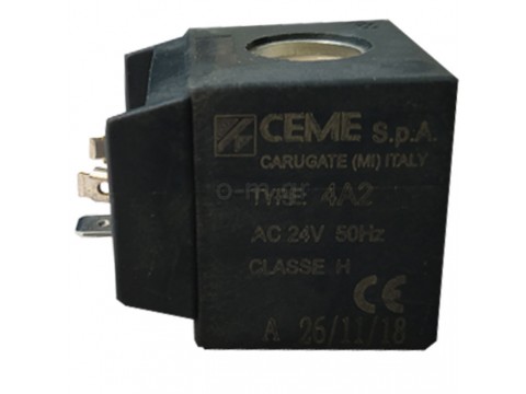 Coil for water solenoid valve, CEME, 3/4'' - 3", 24V AC