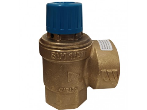 Pressure safety valve, WATTS, 1 1/4'' - 1 1/2'', 4bar