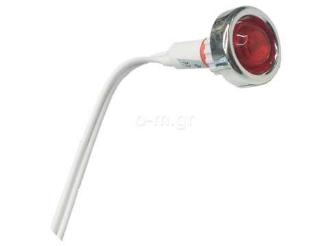 Indicator light, red, Φ10, boiler, 230V