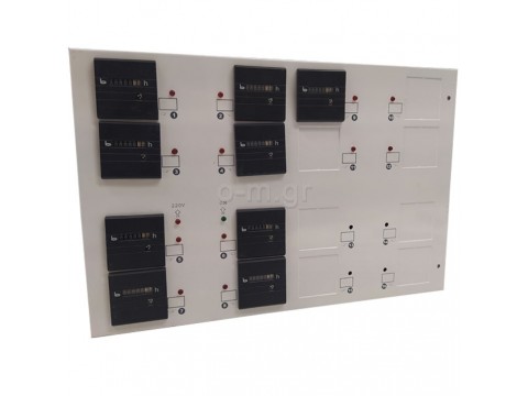 Electrical heating board with 9 relays
