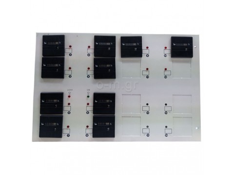 Electrical heating board with 10 relays