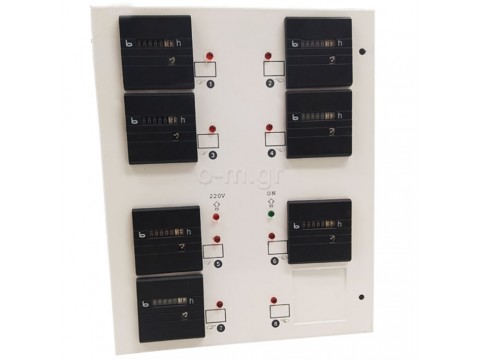 7 zone - circulator pumps heating control panel