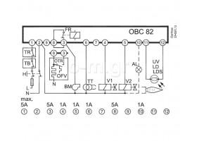 Oil burner control, DANFOSS, OBC 82.10