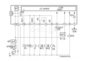 Gas burner control SIEMENS LME39.100A2