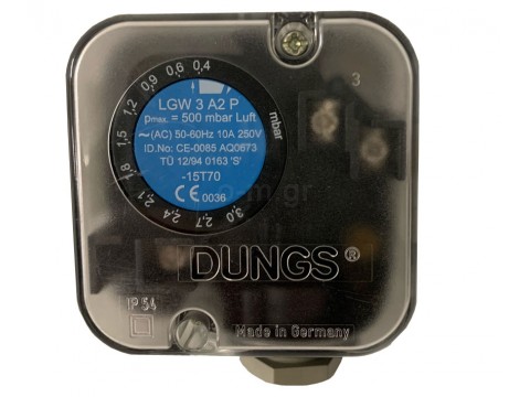 Differential pressure switch DUNGS LGW 3 A2P
